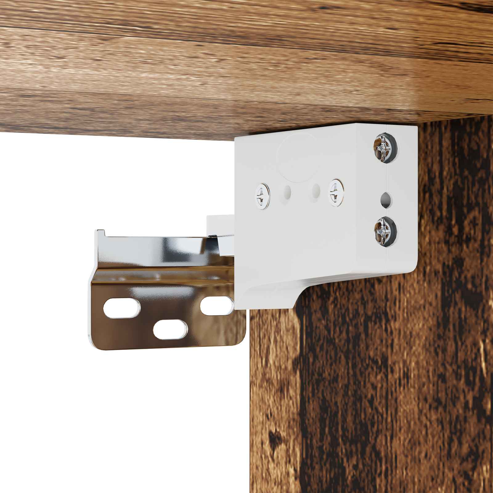 Wandschrank Weiß 69,5x32,5x90 cm Holzwerkstoff