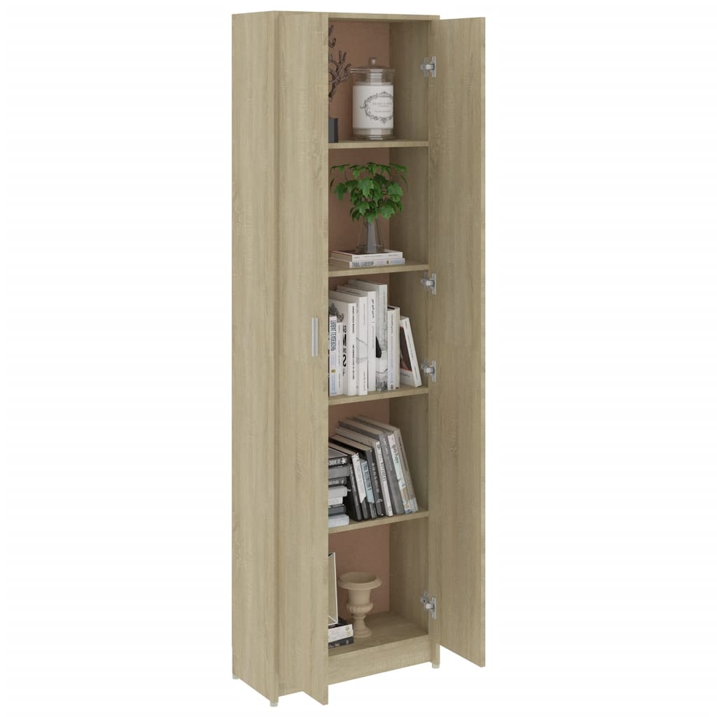 Garderobenschrank Weiß 55x25x189 cm Holzwerkstoff