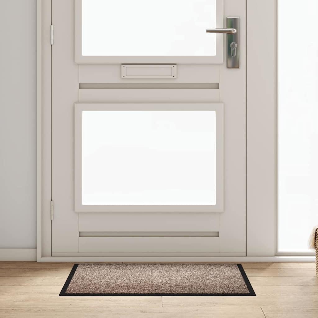 Fußmatte Anthrazit 60 x 40 x 1,2 cm Teddystoff