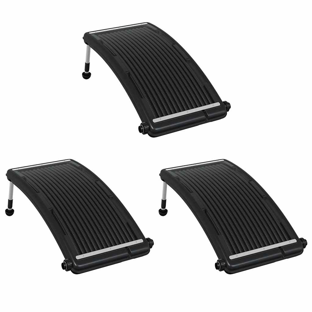 Gebogene Solar-Heizpaneele für Pool 2 Stk. 110x65 cm
