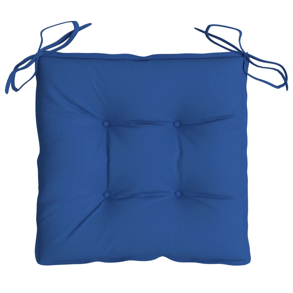 Stuhlkissen 4 Stk. Hellblau 40x40x7 cm Oxford-Gewebe