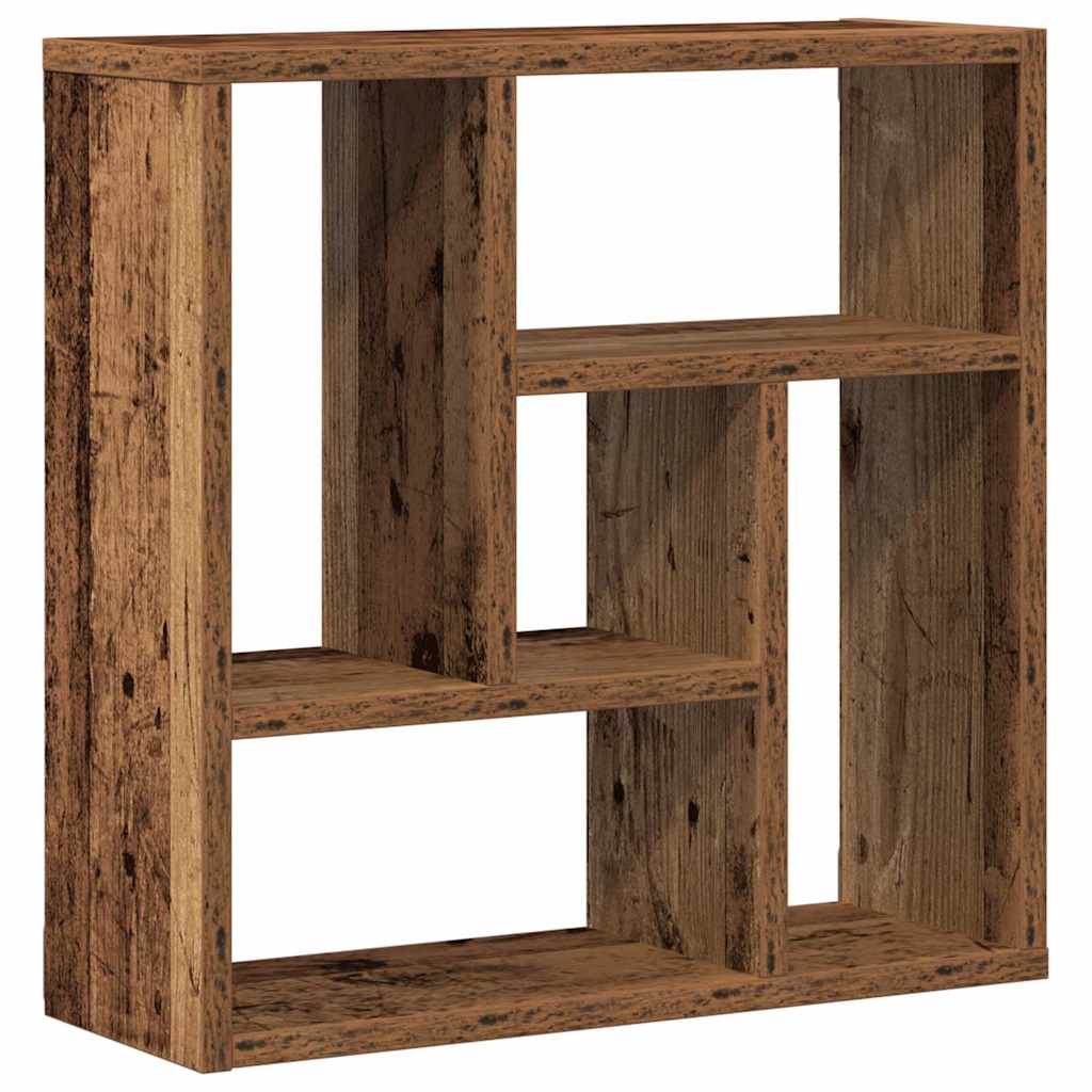 Wandregal Weiß 45,1x16x45,1 cm Holzwerkstoff