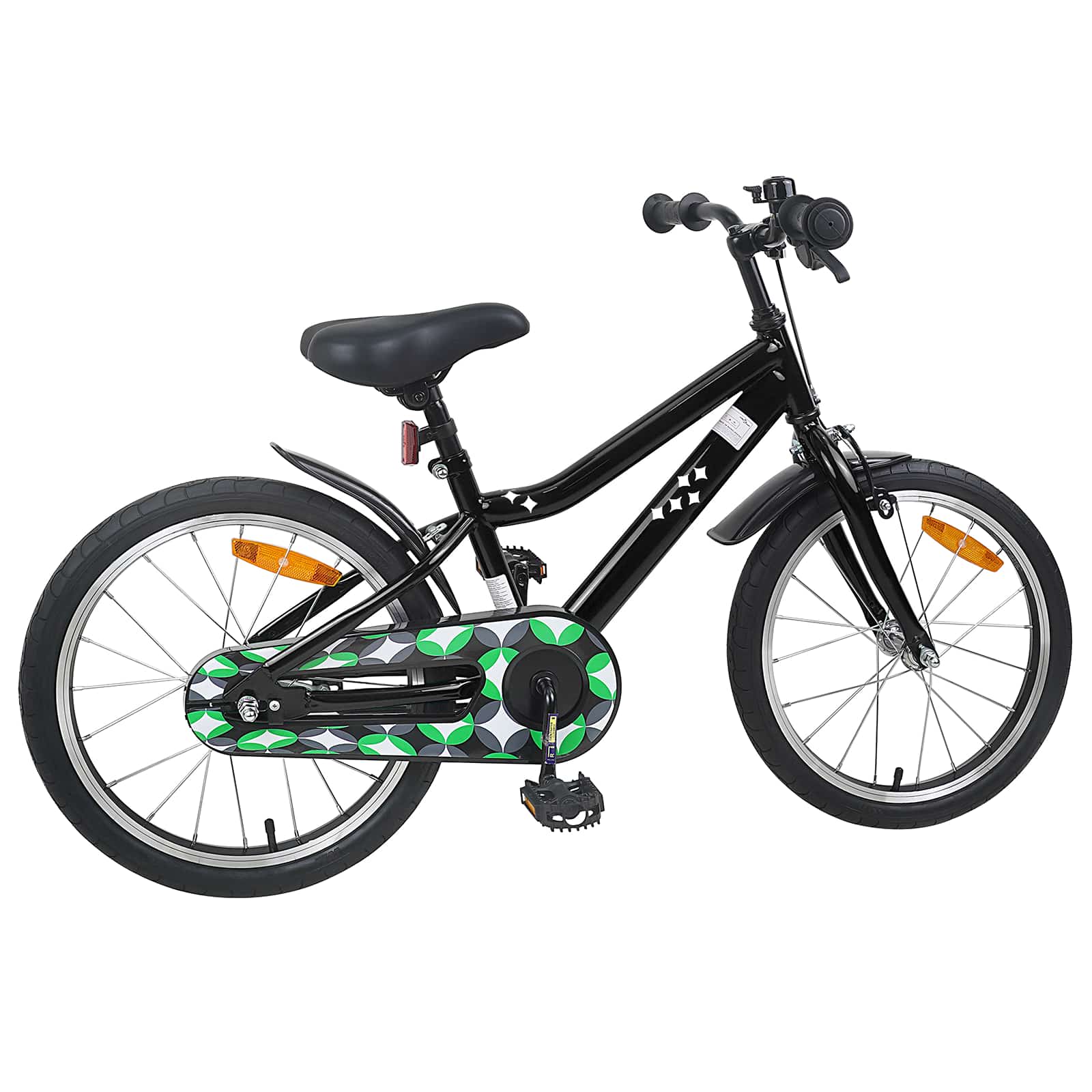Kinderfahrrad 12 Zoll für 2-4 Jahre alt Schwarz