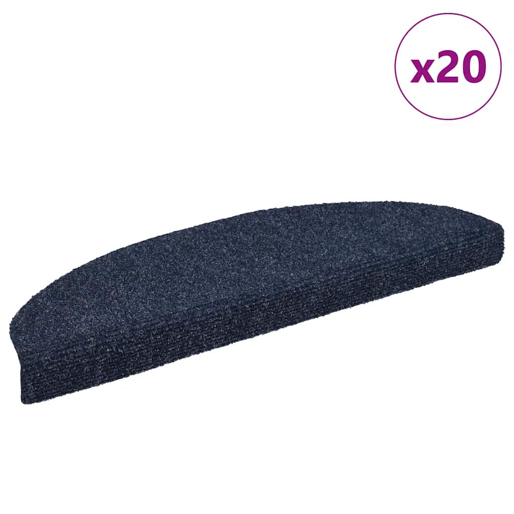 Stufenmatten Selbstklebend 15 Stk. 56x17x3 cm Hellbraun Halbrund