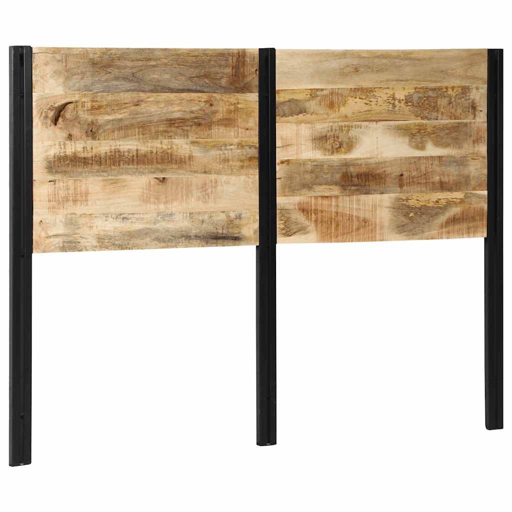 Kopfteil 100 cm Massivholz Mango und Eisen