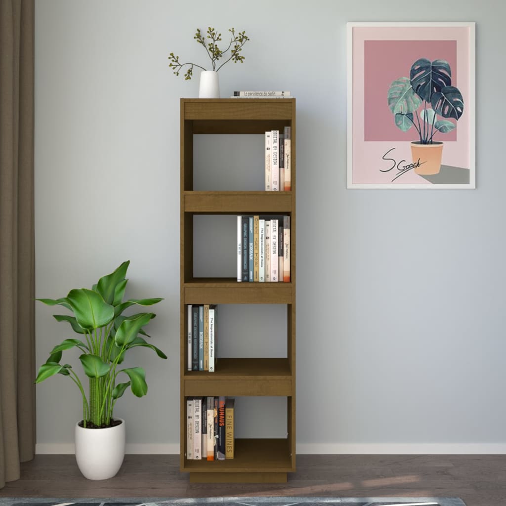 Bücherregal 40x35x71 cm Massivholz Kiefer