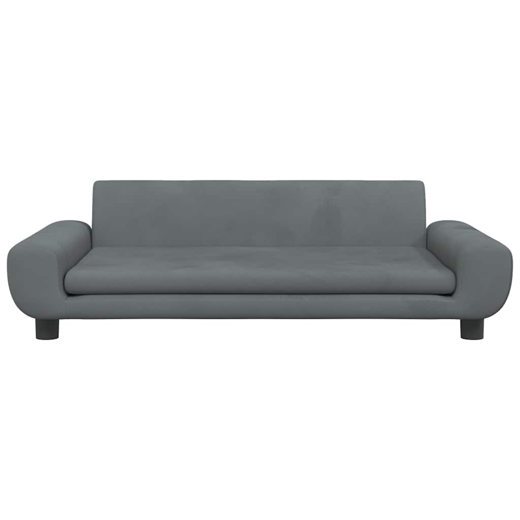 Hundebett Blau 100x54x33 cm Samt