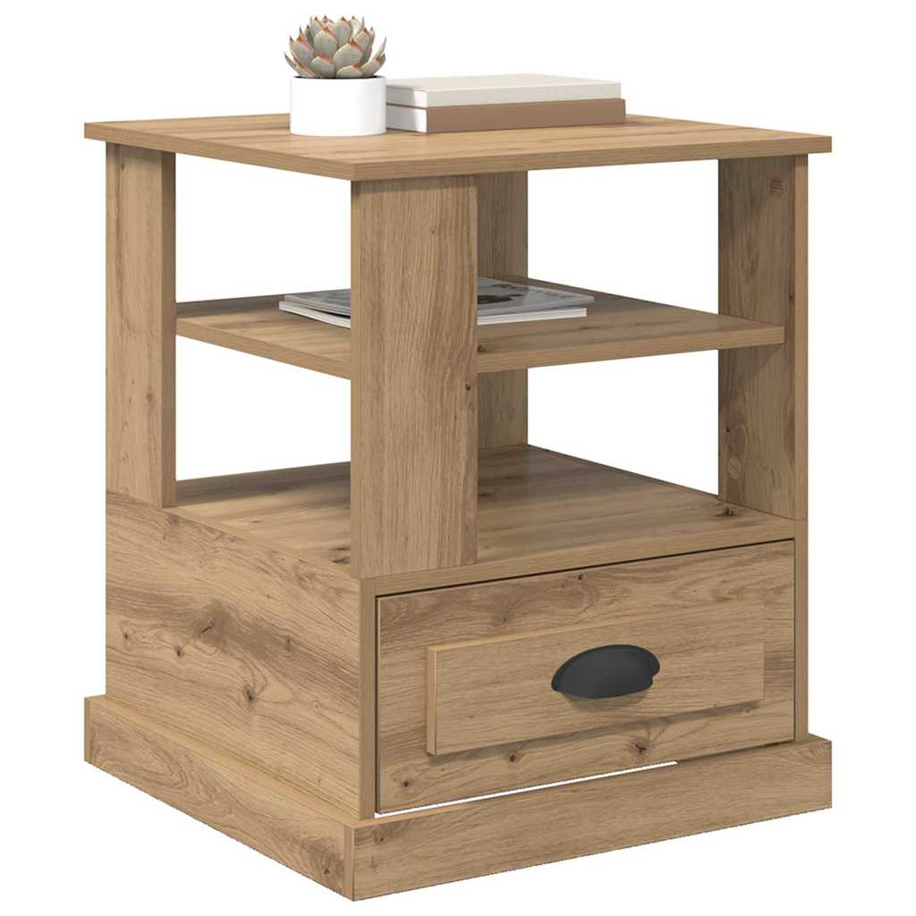 Beistelltisch Weiß 50x50x60 cm Holzwerkstoff