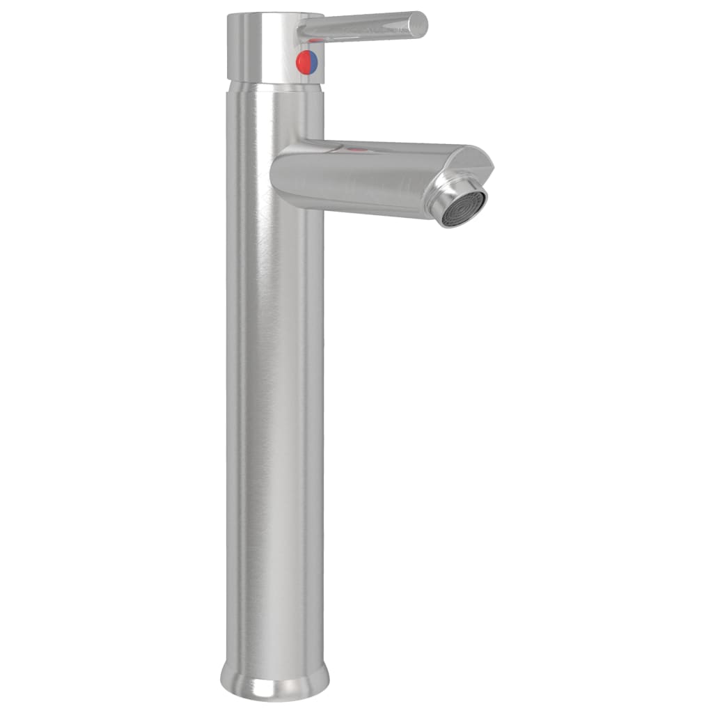 Waschbecken mit Armatur und Ablaufgarnitur Hartglas
