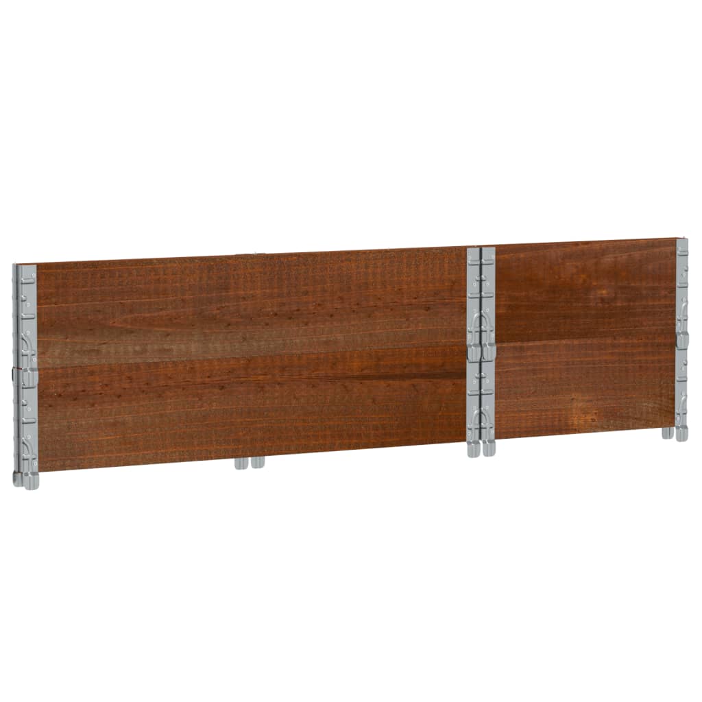 Pflanzkasten Grau 150x100 cm Massivholz Kiefer