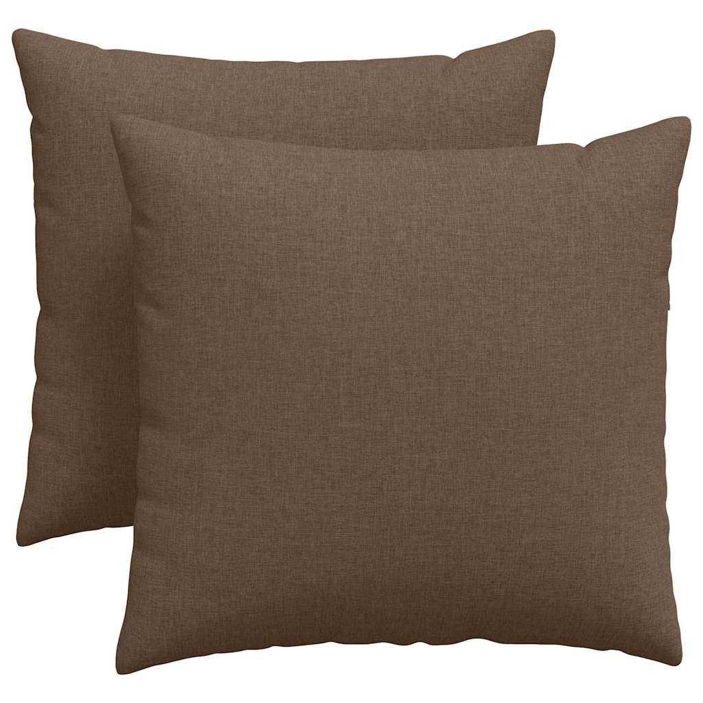 Sofakissen 2 pcs Hellgrau 50 x 30 cm Stoff