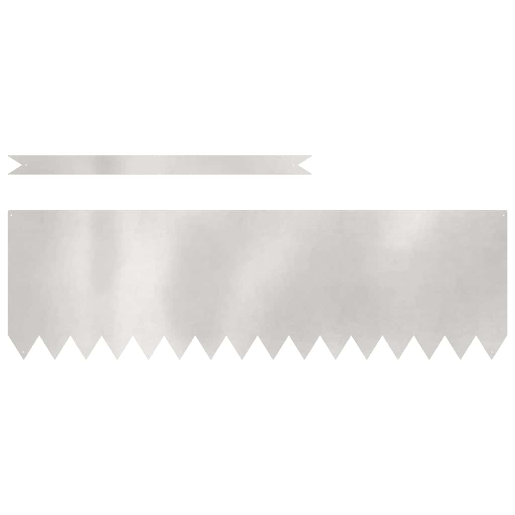 Raseneinfassung 50 pcs Schwarz 100 x 0,05 x 20 cm