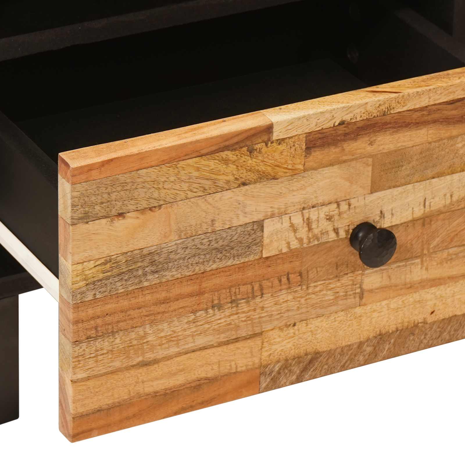 Bettkasten Braun 40 x 33 x 46 cm Massivholz Mango