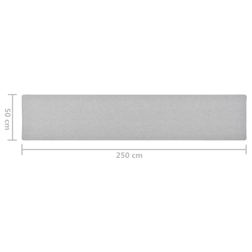 Teppichläufer Anthrazit 80 x 500 cm 100% Polypropylen