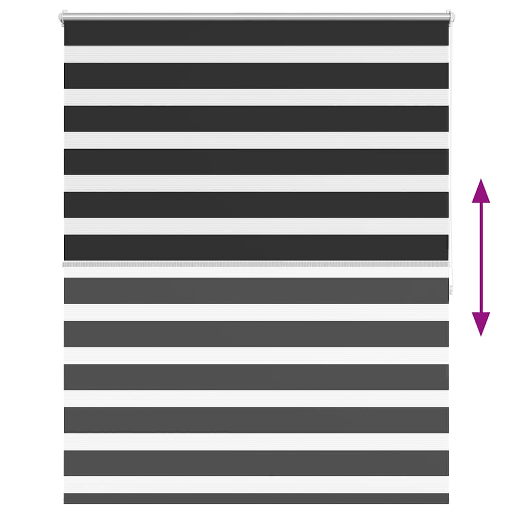 Zebra-Rollo 40,9 x 100 cm, Stoffbreite 36,7 cm, Weiß