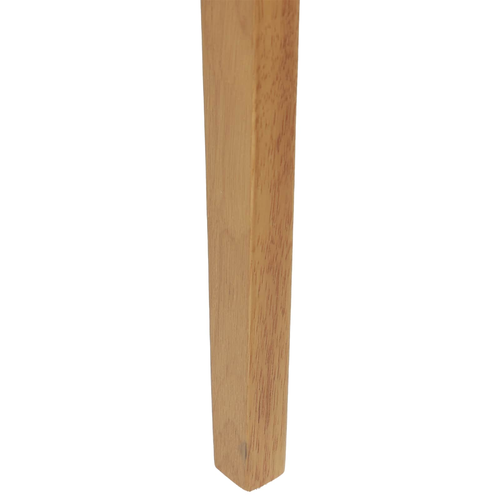 Esszimmerstuhl 2 pcs Hellbraun und hell Massives Gummiholz