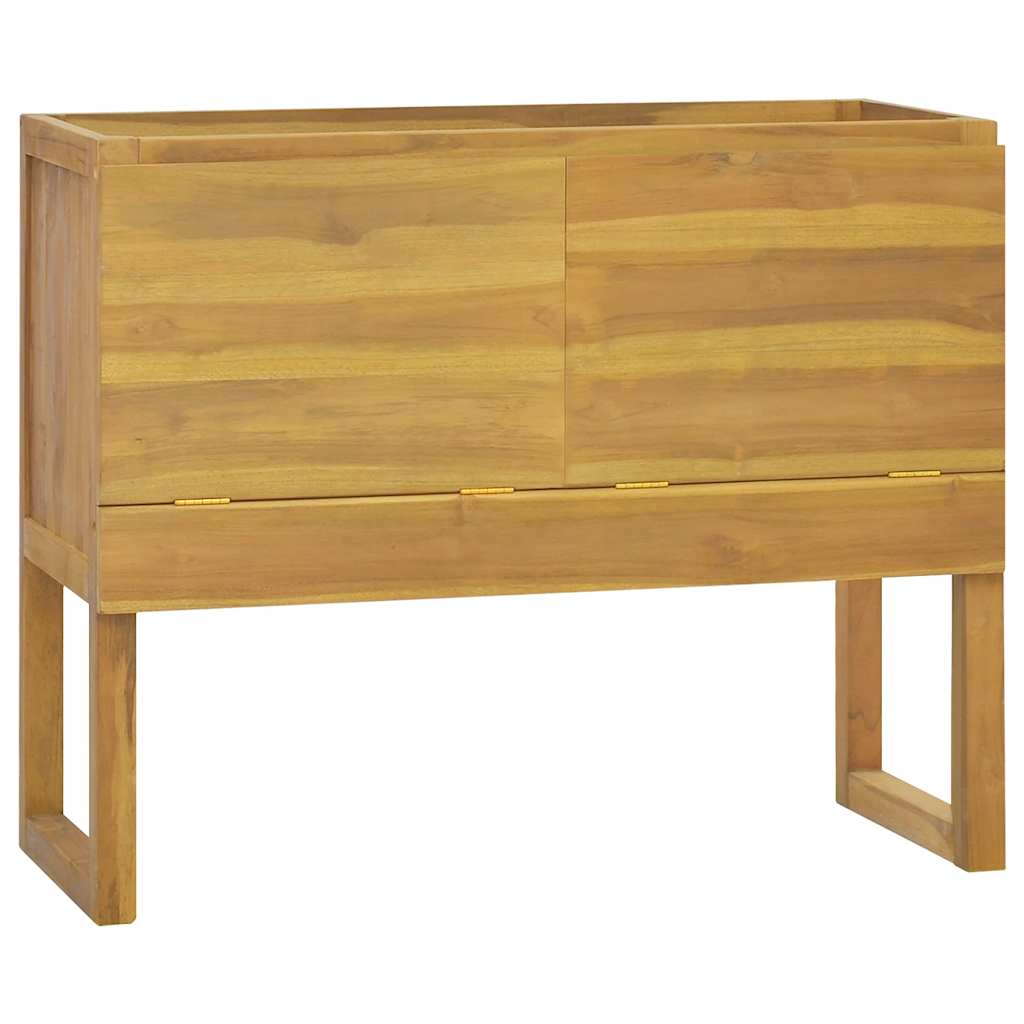 Badschrank 60x40x75 cm Massivholz Teak