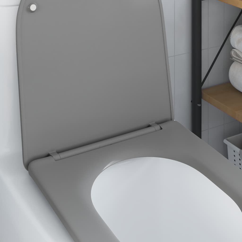 Toilettensitz Anthrazit 47 x 36 x 3,4 cm Duroplast
