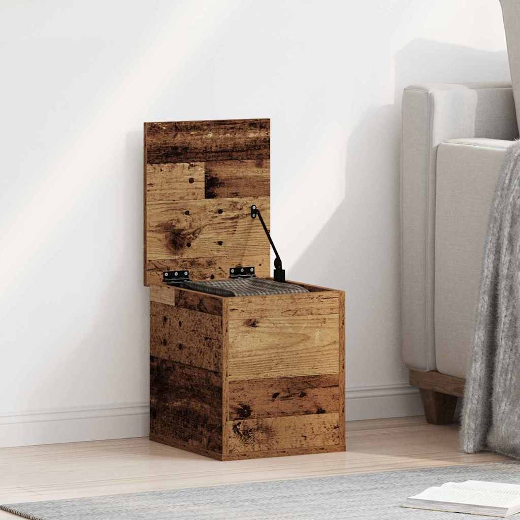 Aufbewahrungstruhe Weiß 84x42x46 cm Holzwerkstoff