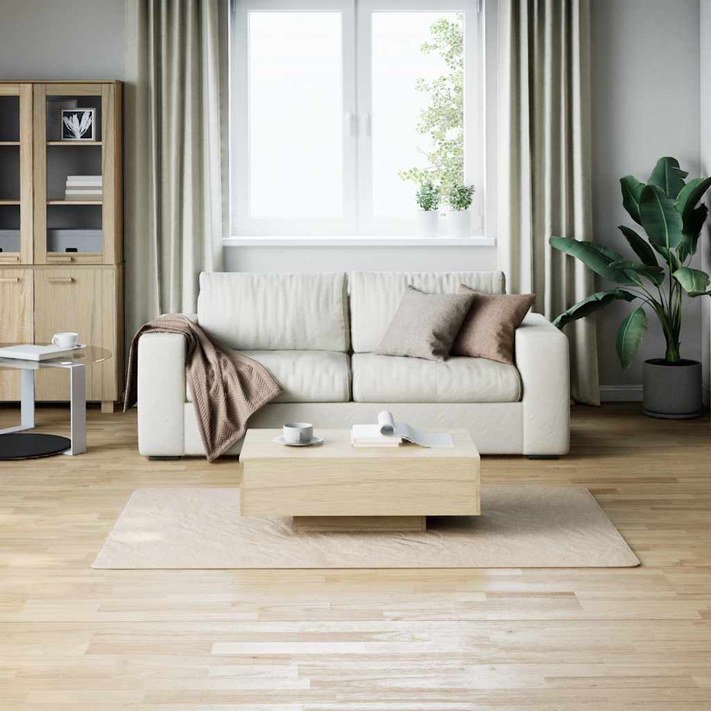 Shaggy-Teppich Schwarz 240x305 cm Polyester