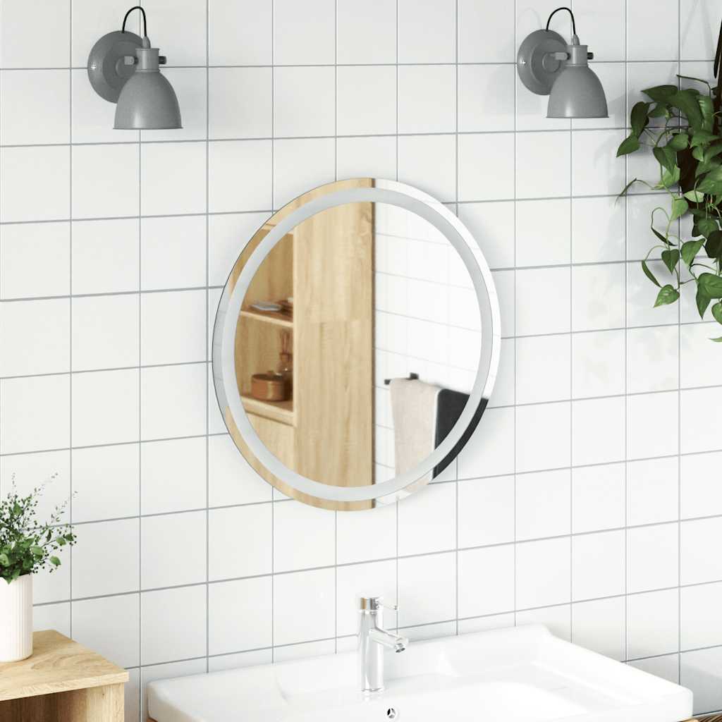 LED-Badspiegel 30 cm Rund