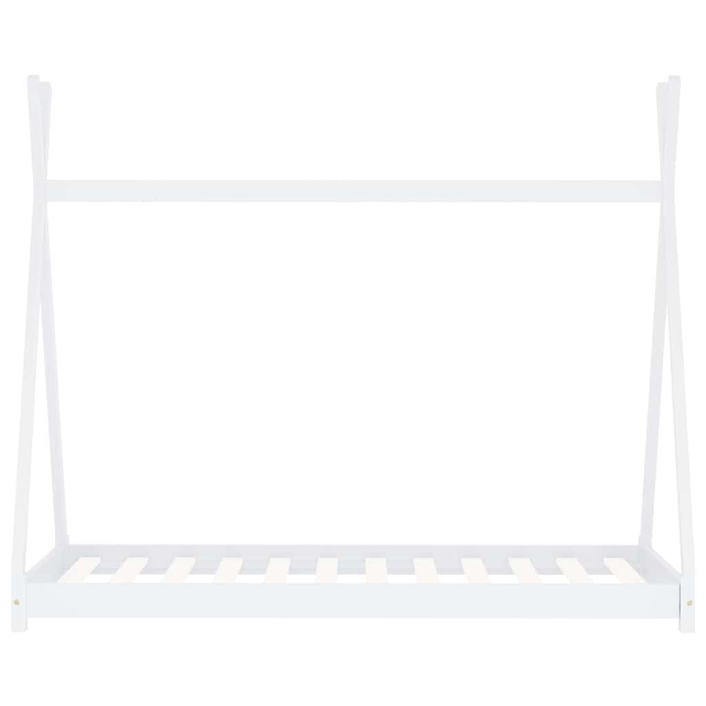 Kinder-Bettgestell Massivholz Kiefer 70 x 140 cm