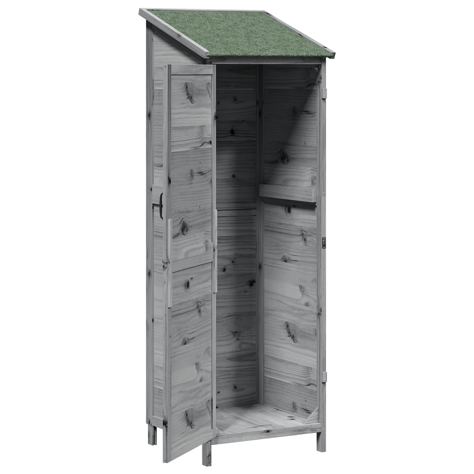 Gartenschuppen Natur 59 x 56 x 113,5 cm Massivholz aus Fichte