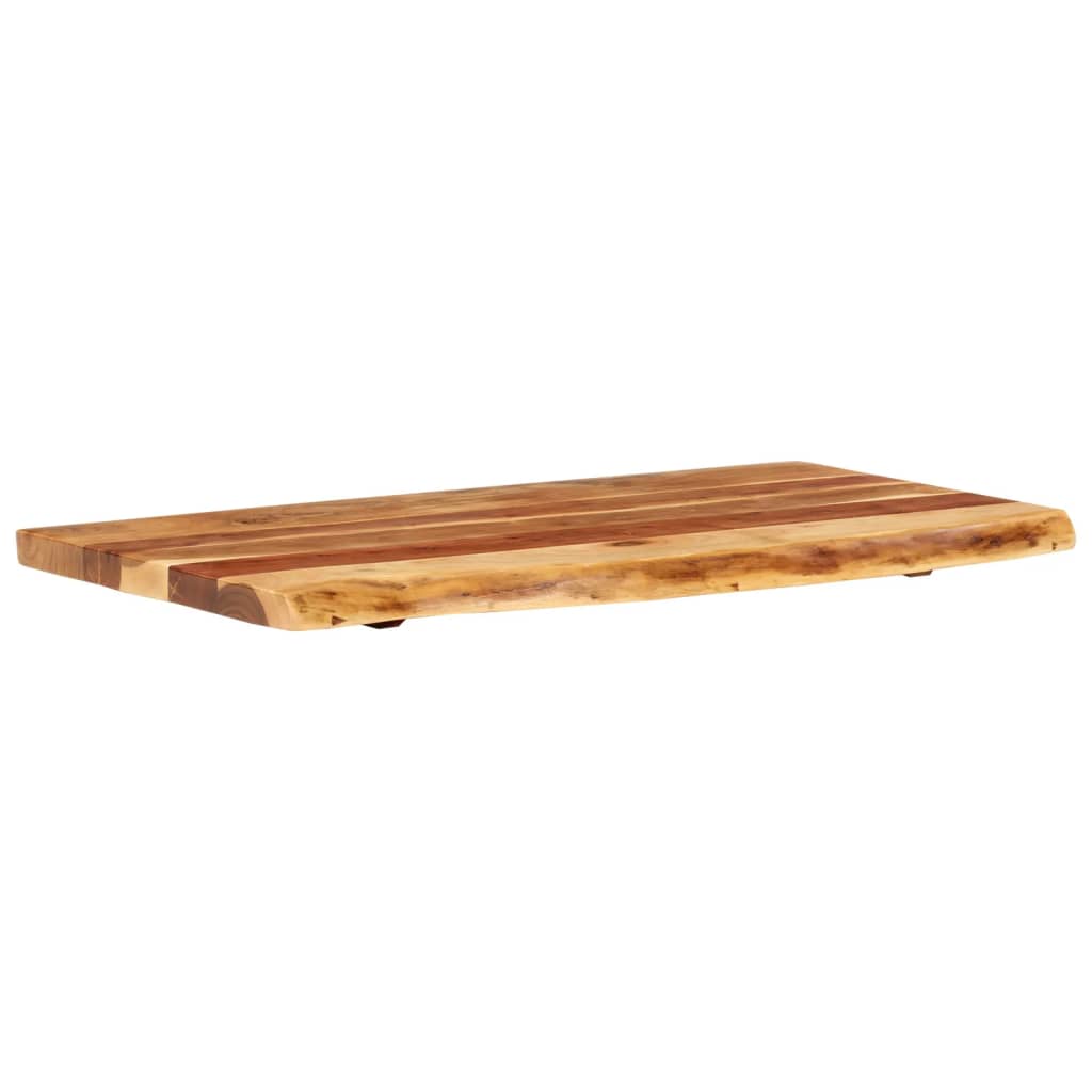 Badezimmer-Waschtischplatte Massivholz Akazie 100x52x2,5 cm