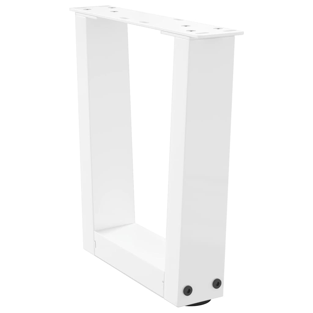 Couchtischbeine V-Form 2 Stück Schwarz 30x(30-31,3) cm Stahl