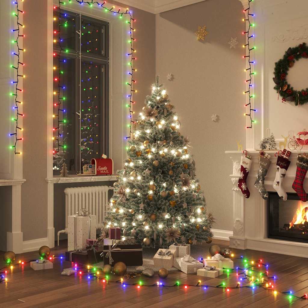 LED-Lichterkette mit 400 LEDs Warmweiß 13 m PVC