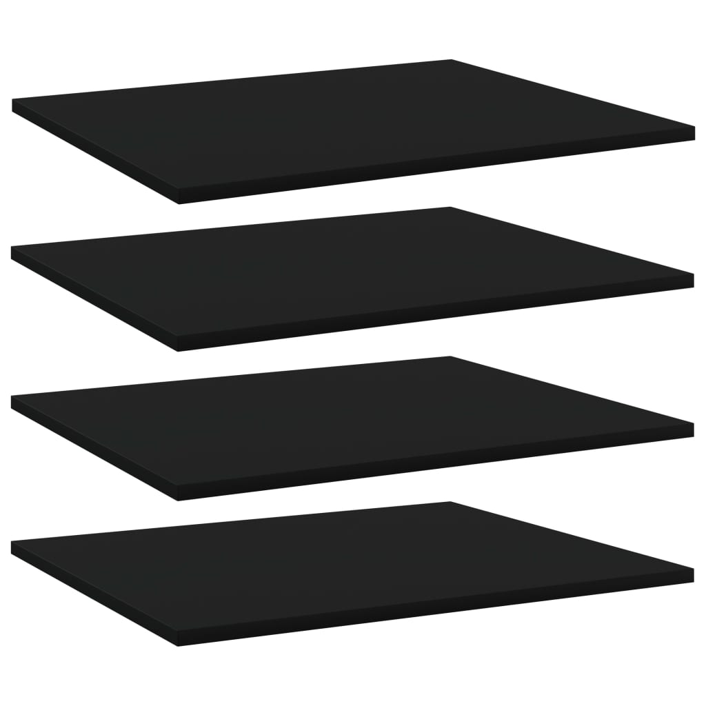 Bücherregal-Bretter 4 Stk. Weiß 40x10x1,5 cm Holzwerkstoff