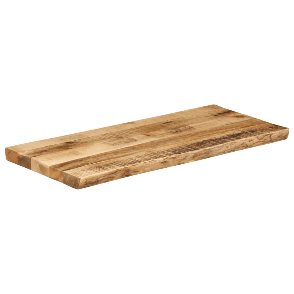 Tischplatte 40x40x2,5 cm Rechteckig Massivholz Akazie Baumkante