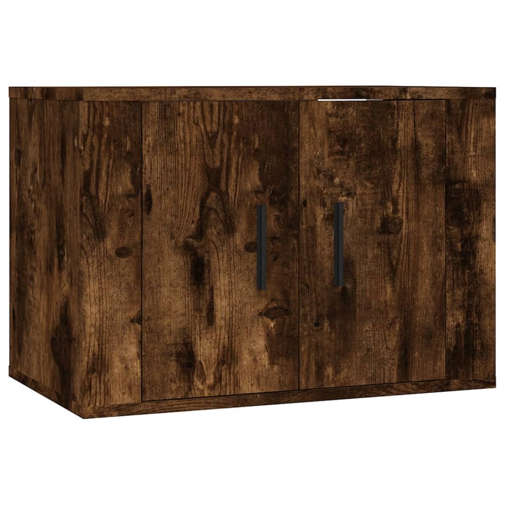 2-tlg. TV-Schrank-Set Weiß Holzwerkstoff