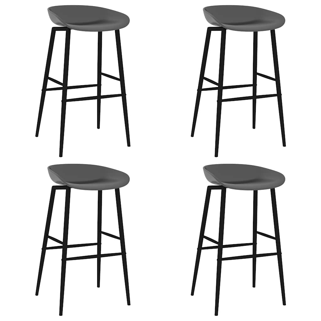 Barhocker 2 Stk. Schwarz