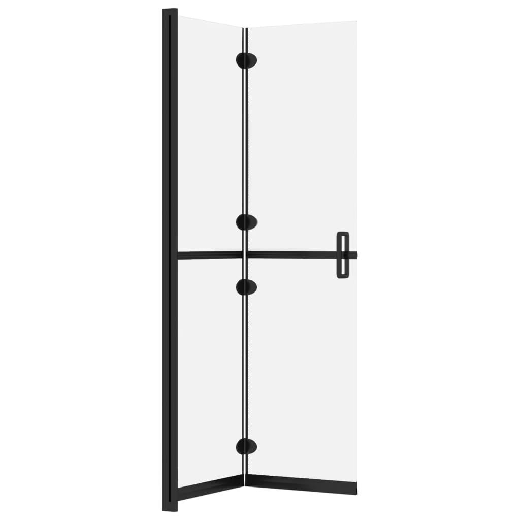 Faltbare begehbare Duschwand Transparentes ESG Glas 70x190 cm