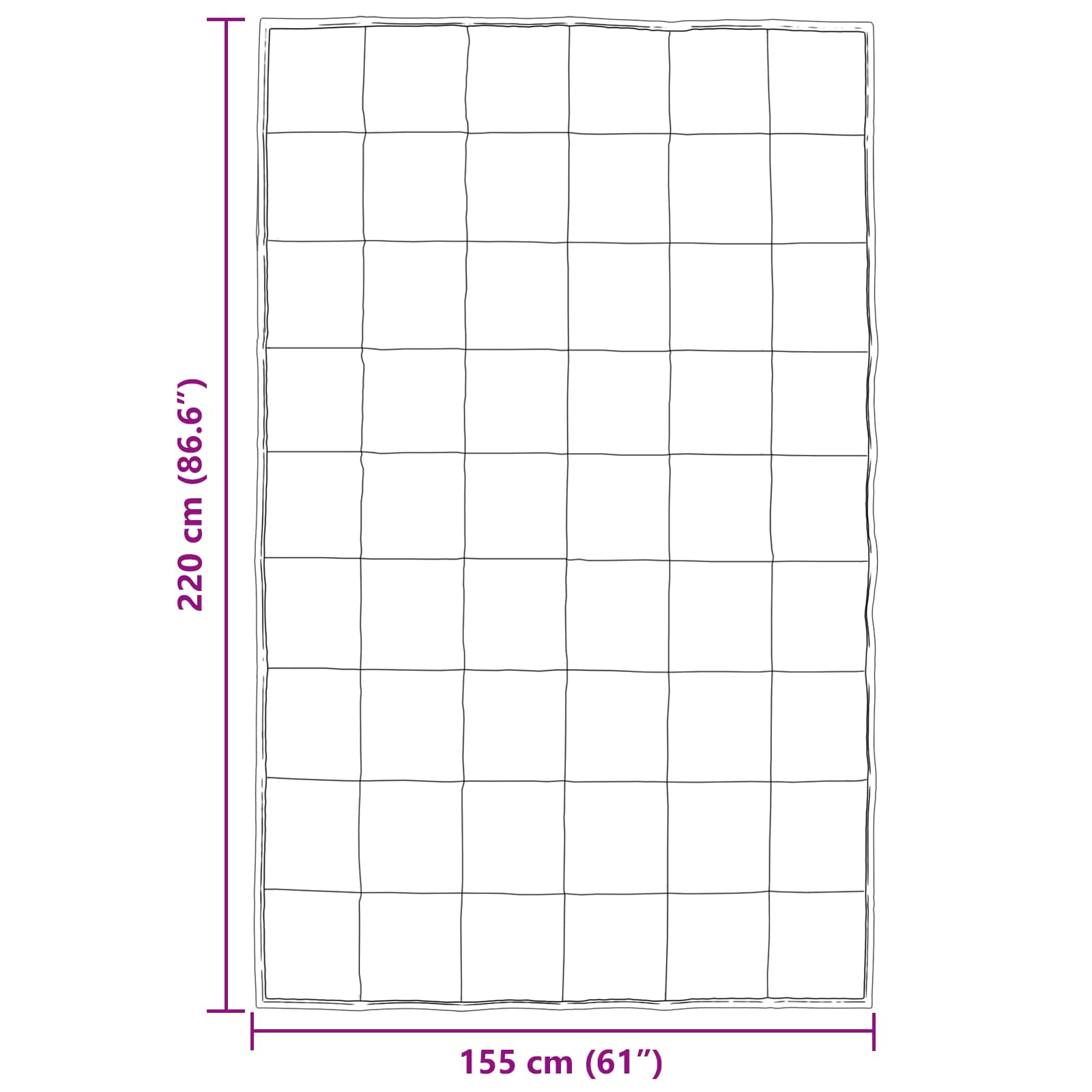 Ganzjahresbettdecke Gold 135 x 200 cm Satin und Mikrofaser