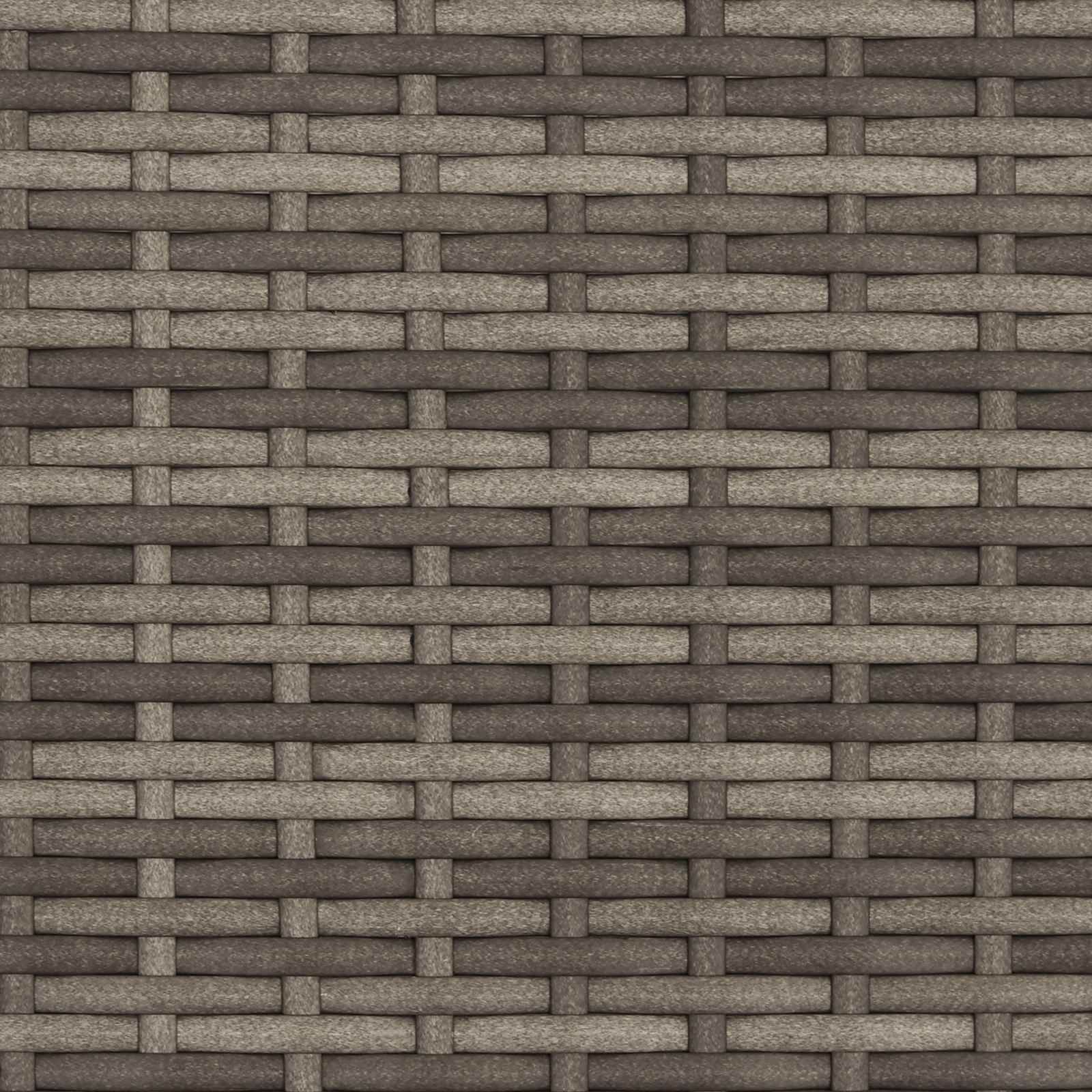 Gartenbank Schwarz 105 x 60 x 112 cm Stahl und Polyester