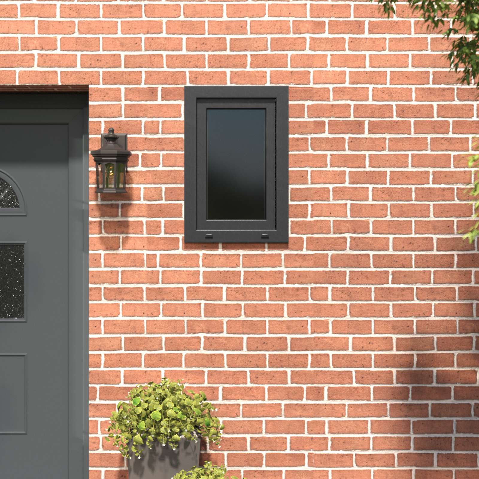 Kellerfenster RISOR 50 x 50 cm PVC und Glas Weiß