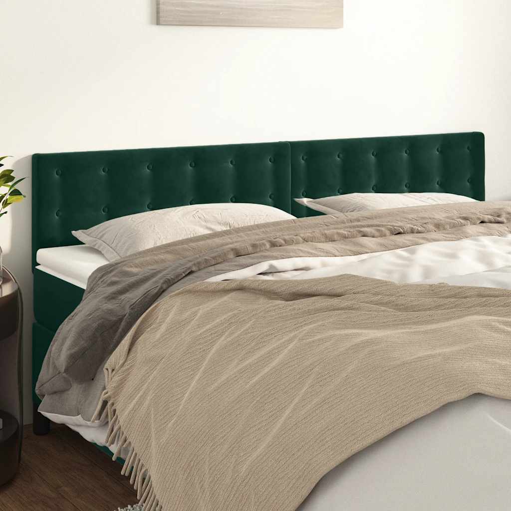 Kopfteil Hellgrau 80x5x118/128 cm Samt