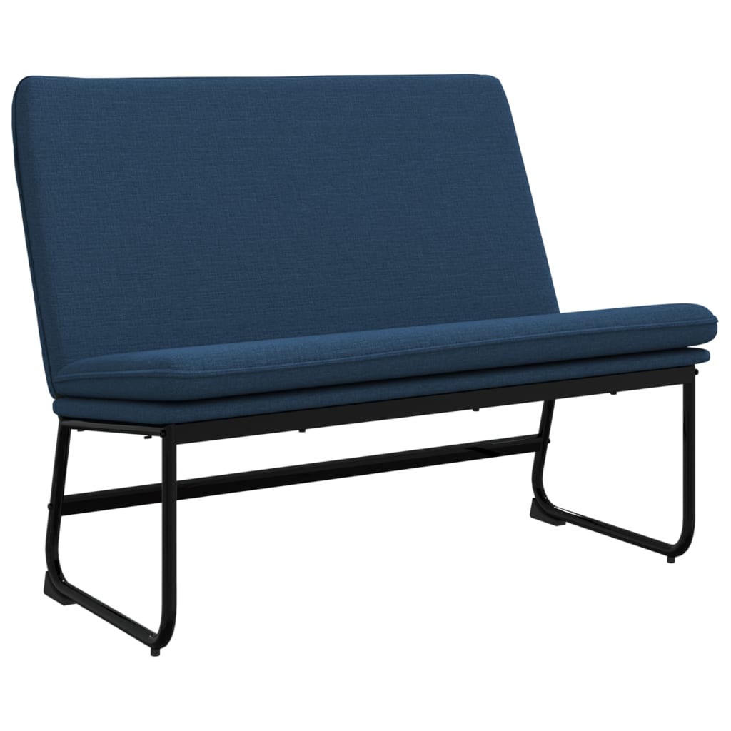 Sitzbank Hellgrau 100x75x76 cm Stoff