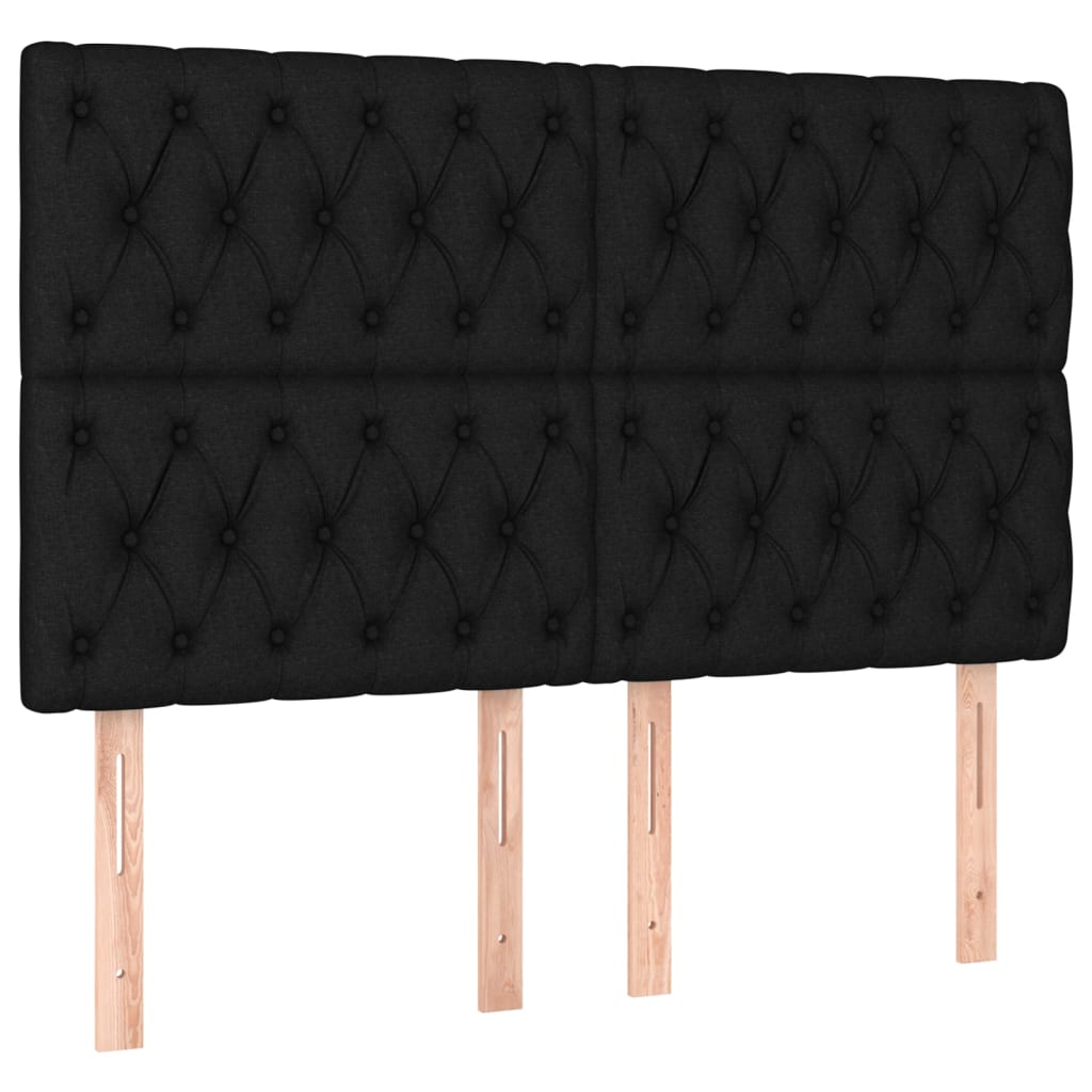 Kopfteil Hellgrau 80x7x118/128 cm Stoff