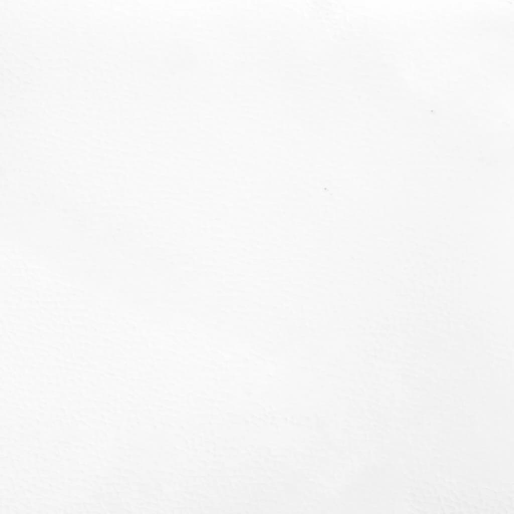 Kopfteil mit Ohren Creme 83x23x78/88 cm Kunstleder