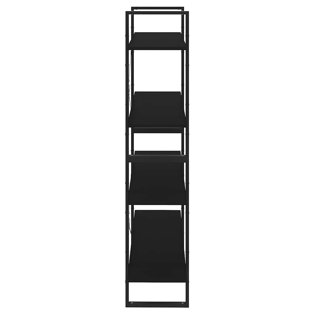 Bücherregal 2 Fächer Weiß 100x30x70 cm Holzwerkstoff