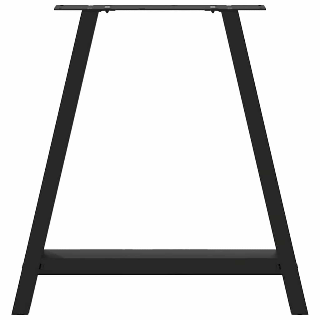 Couchtischbeine A-Form 2 Stk. 30x(30-31) cm Stahl
