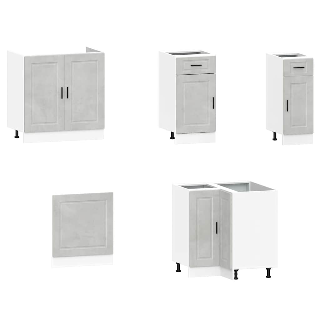 11-tlg. Küchenschrank-Set Porto Weiß Holzwerkstoff