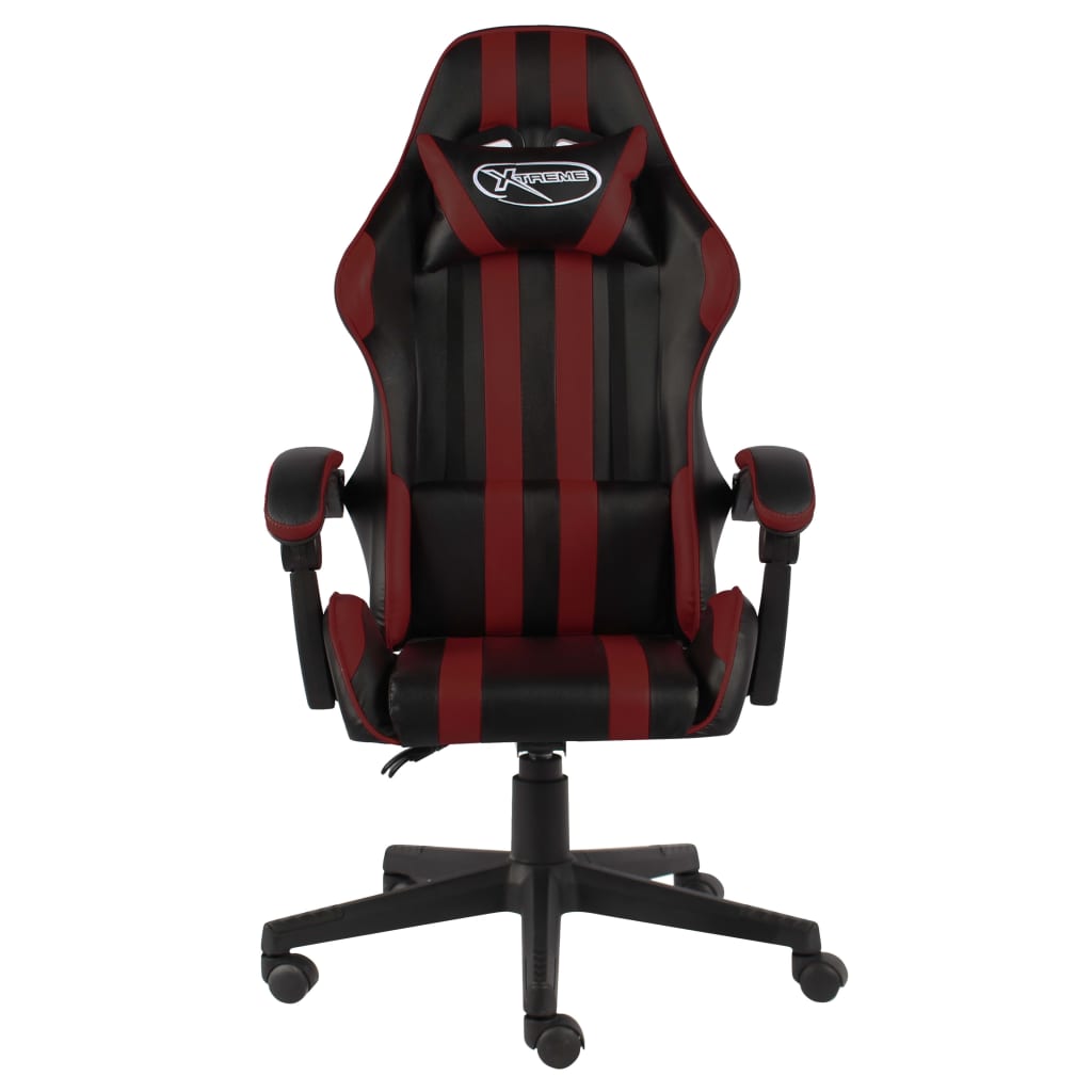 Gaming-Stuhl Schwarz und Blau Kunstleder