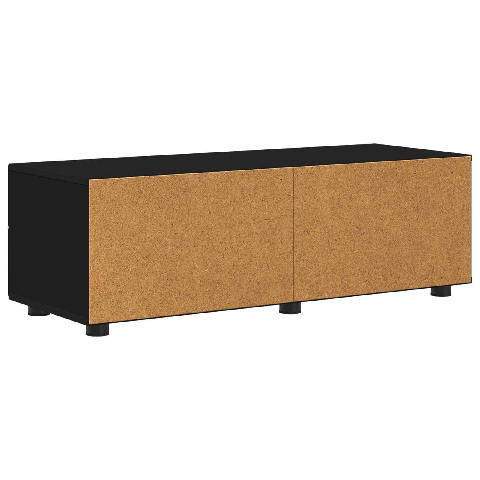 Highboard mit Regal FLORIN Weiß 60 x 35 x 182 cm Holzwerkstoff