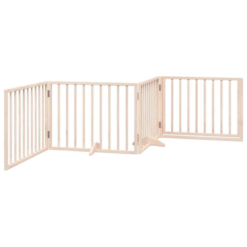 Hundegitter Faltbar 3 Paneele 150 cm Pappelholz