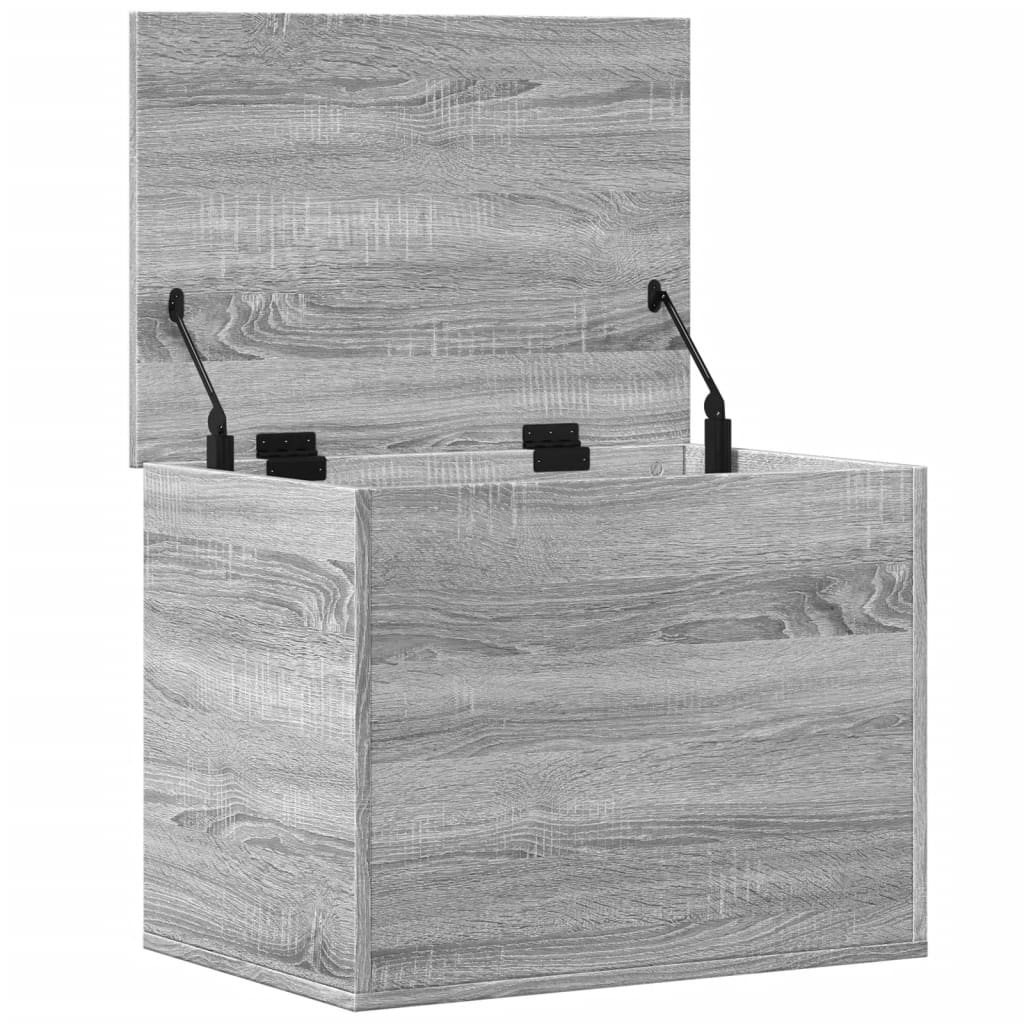 Aufbewahrungstruhe Weiß 84x42x46 cm Holzwerkstoff