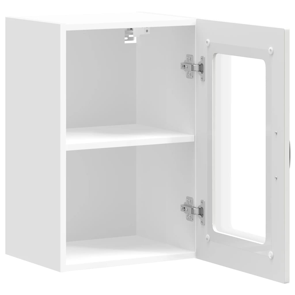 Herdumbauschränke 2 Stk. Kalmar Weiß Holzwerkstoff